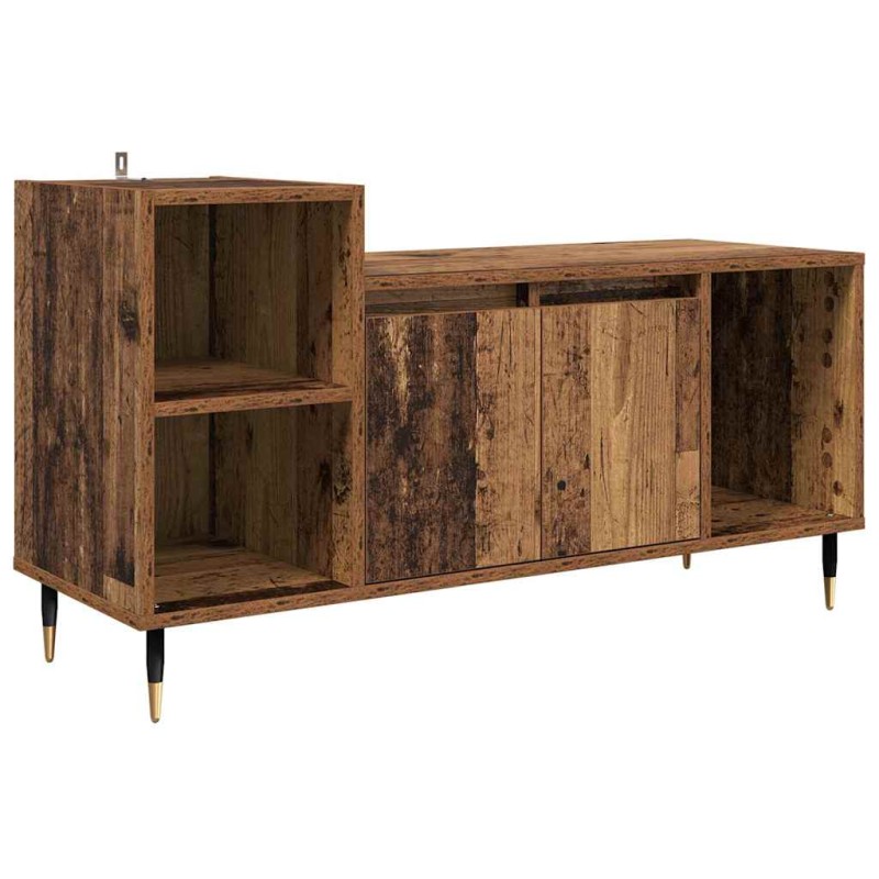 vidaXL Ντουλάπι TV 100 x 35 x 55 εκ Παλιό Ξύλο Επεξεργασμένο Ξύλο