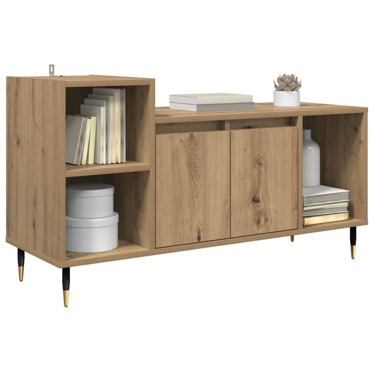 vidaXL Ντουλάπι TV 100 x 35 x 55 εκ Artisan Oak Επεξεργασμένο Ξύλο