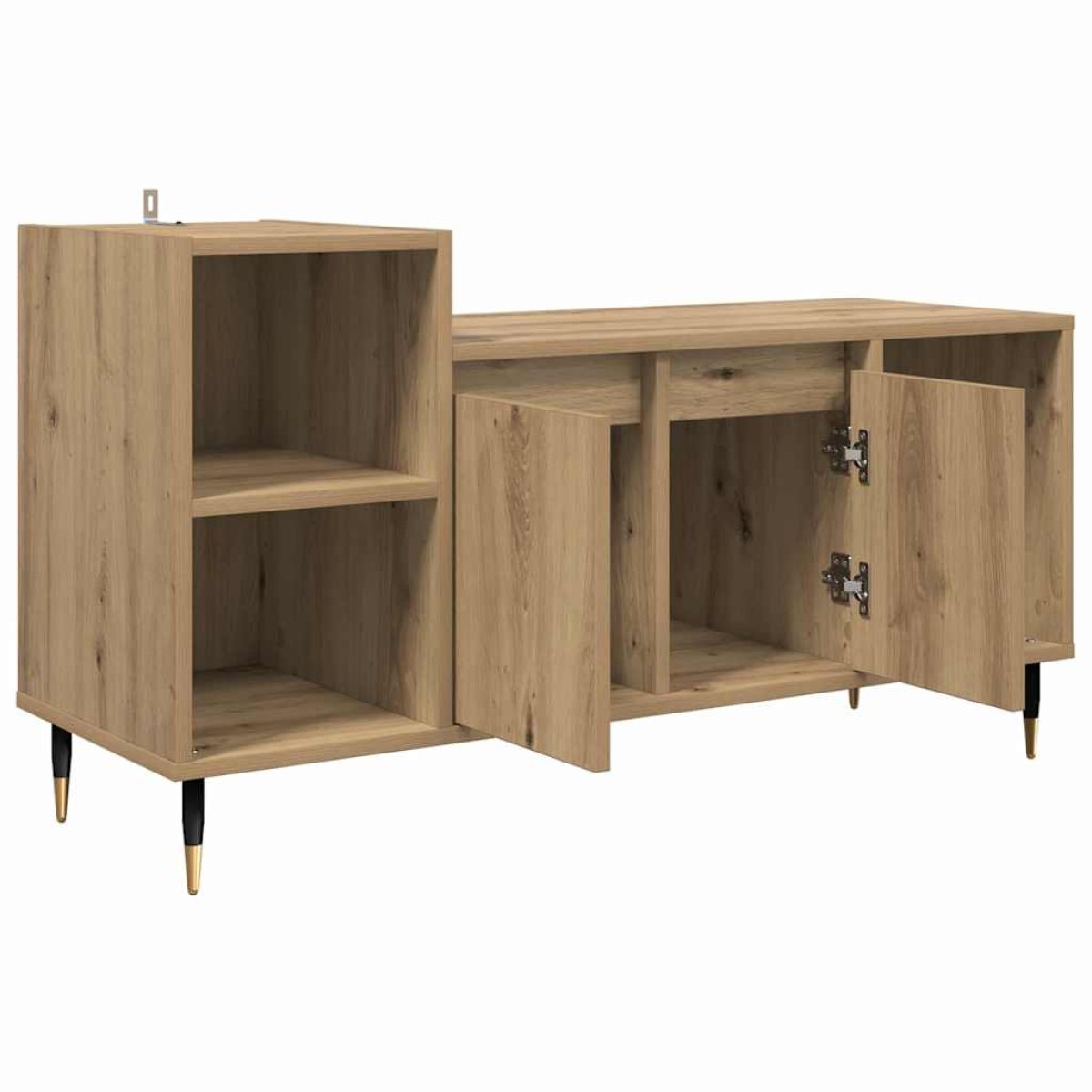 vidaXL Ντουλάπι TV 100 x 35 x 55 εκ Artisan Oak Επεξεργασμένο Ξύλο