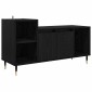vidaXL Ντουλάπι TV 100 x 35 x 55 εκ Μαύρη Οξυά Επεξεργασμένο Ξύλο