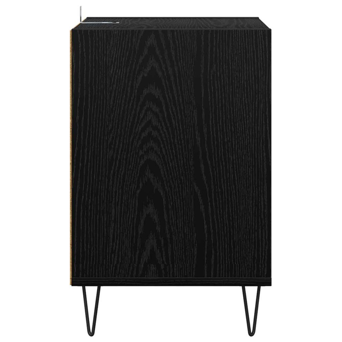 vidaXL Ντουλάπι TV 100 x 35 x 55 εκ Μαύρη Οξυά Επεξεργασμένο Ξύλο