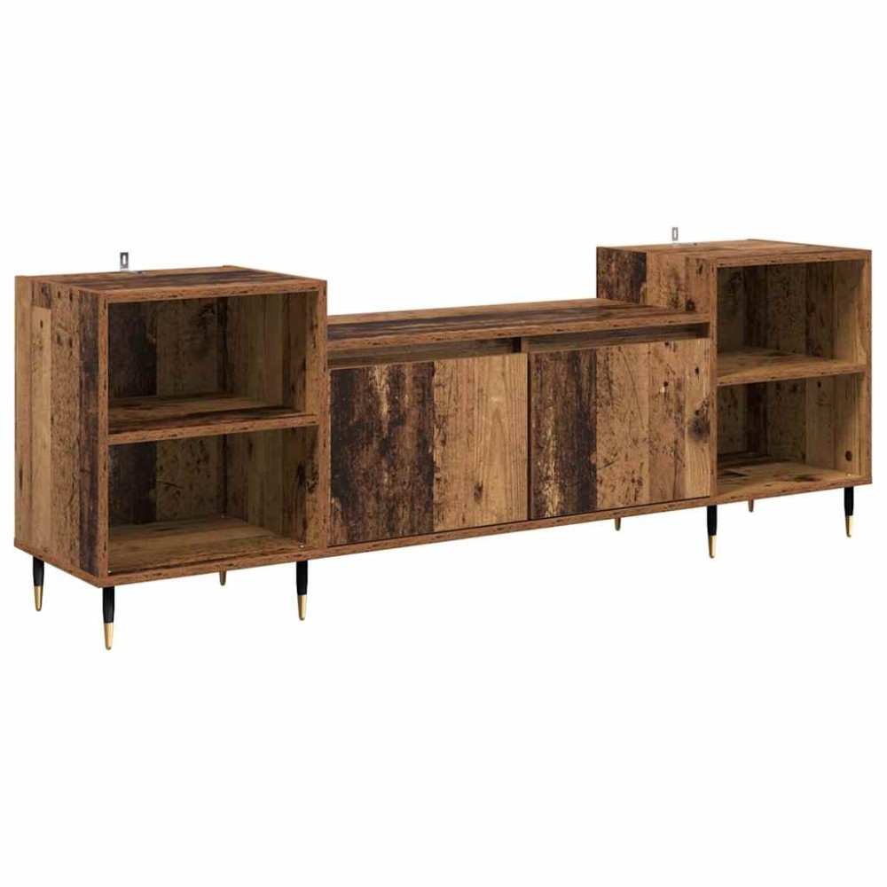 vidaXL Ντουλάπι TV 160 x 35 x 55 εκ. Παλιό Ξύλο Επεξεργασμένο Ξύλο