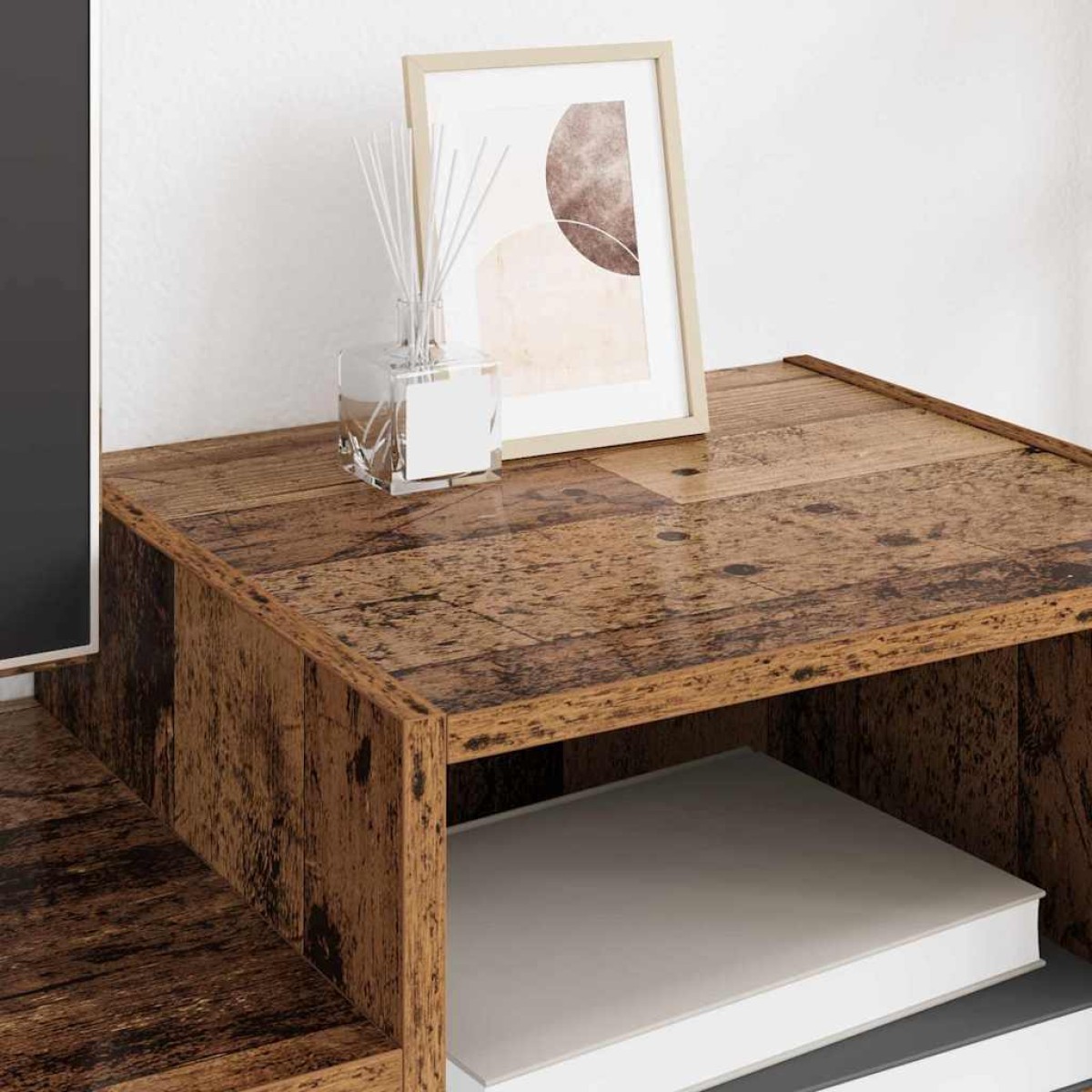 vidaXL Ντουλάπι TV 160 x 35 x 55 εκ. Παλιό Ξύλο Επεξεργασμένο Ξύλο