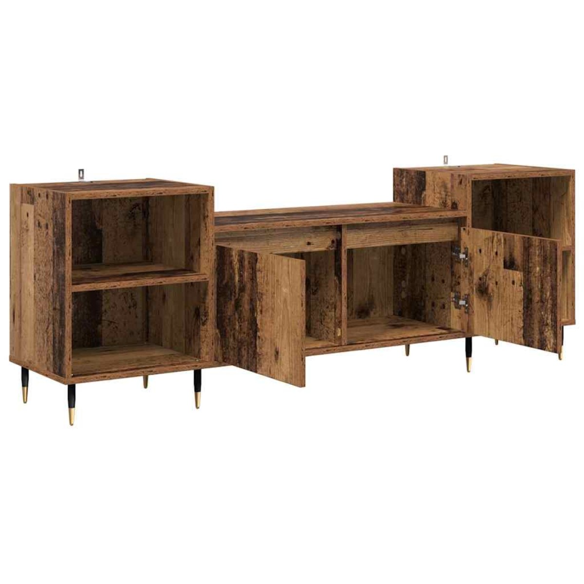 vidaXL Ντουλάπι TV 160 x 35 x 55 εκ. Παλιό Ξύλο Επεξεργασμένο Ξύλο