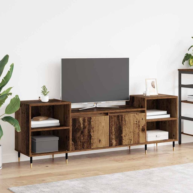 vidaXL Ντουλάπι TV 160 x 35 x 55 εκ. Παλιό Ξύλο Επεξεργασμένο Ξύλο