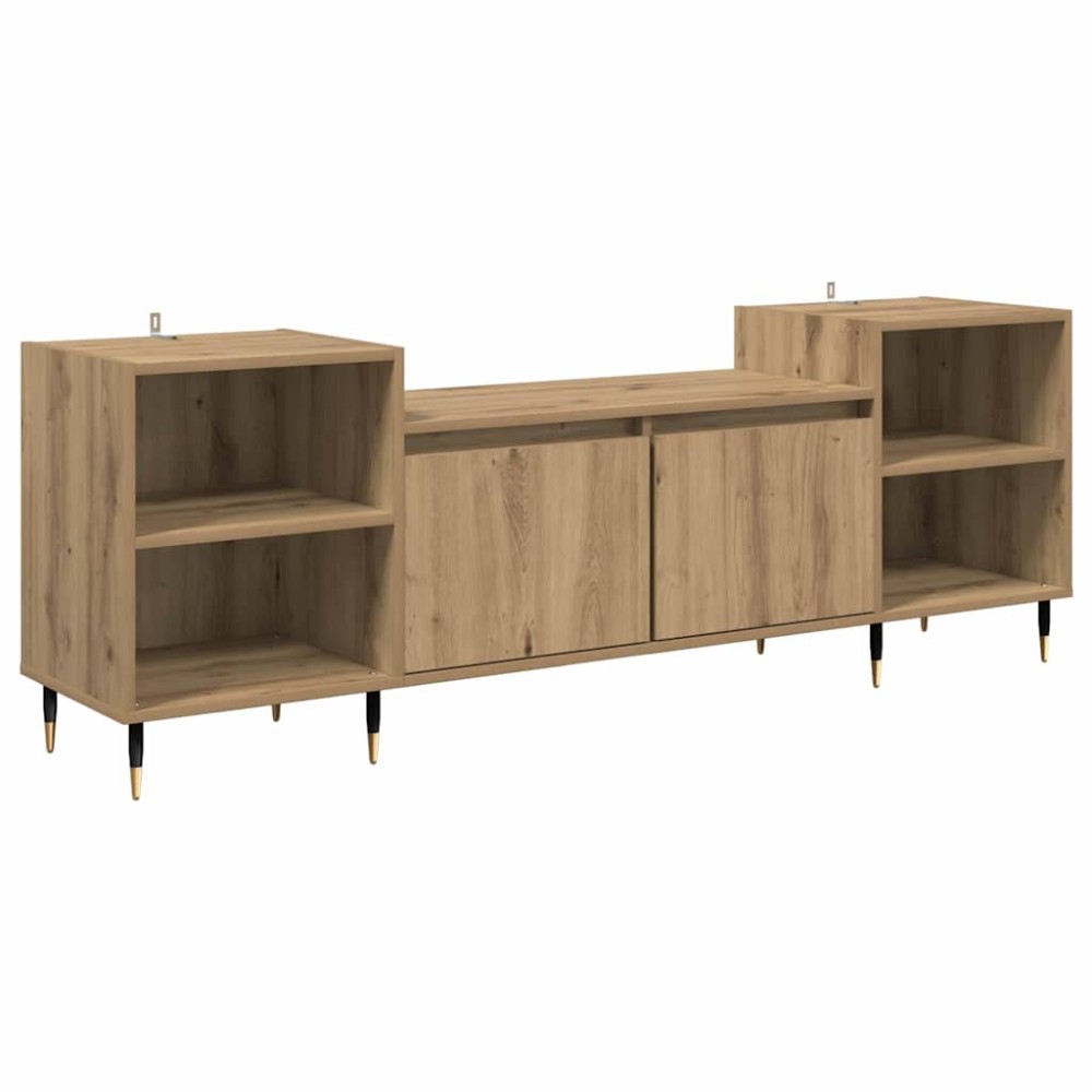 vidaXL Ντουλάπι TV 160 x 35 x 55 εκ. Artisan Oak Επεξεργασμένο Ξύλο