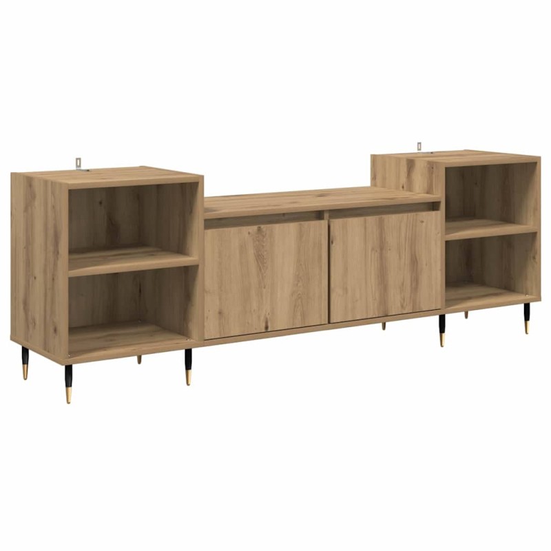 vidaXL Ντουλάπι TV 160 x 35 x 55 εκ. Artisan Oak Επεξεργασμένο Ξύλο