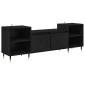 vidaXL Ντουλάπι TV 160 x 35 x 55 εκ. Μαύρη Οξυά Επεξεργασμένο Ξύλο