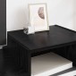vidaXL Ντουλάπι TV 160 x 35 x 55 εκ. Μαύρη Οξυά Επεξεργασμένο Ξύλο