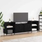 vidaXL Ντουλάπι TV 160 x 35 x 55 εκ. Μαύρη Οξυά Επεξεργασμένο Ξύλο