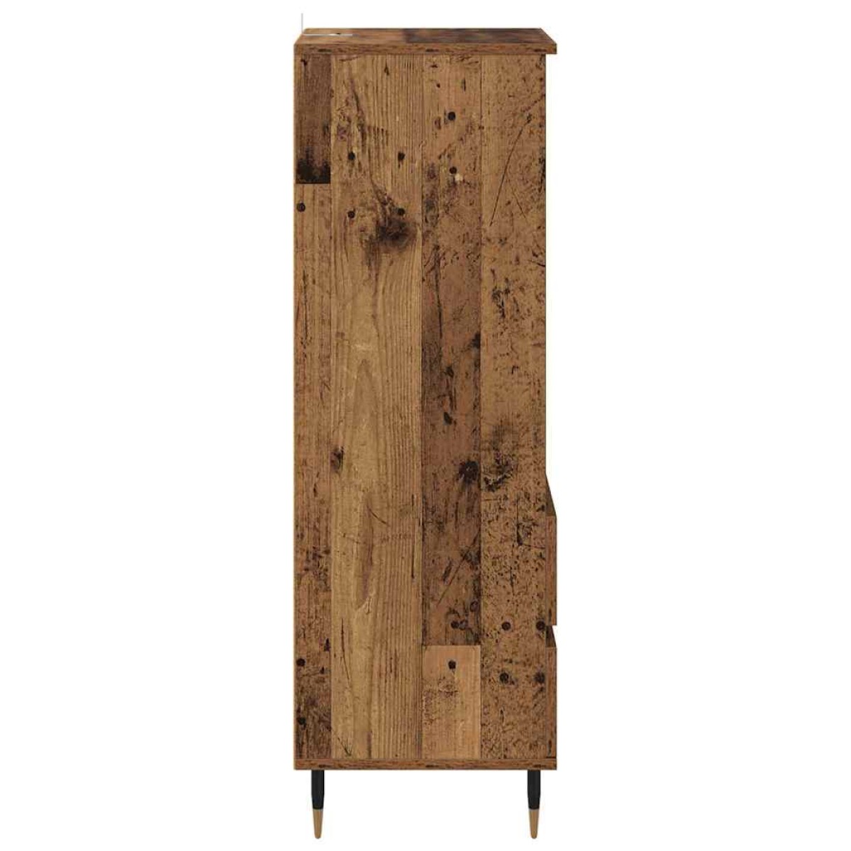 vidaXL Highboard Παλιό Ξύλο 40 x 36 x 110 εκ. Επεξεργασμένο Ξύλο