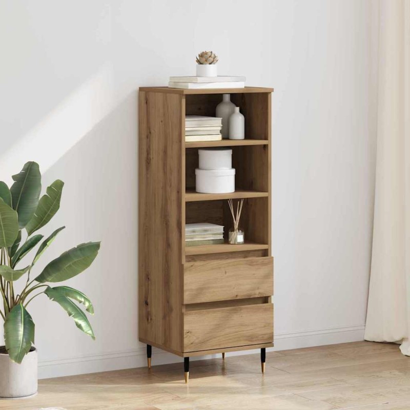 vidaXL Highboard Artisan Oak 40 x 36 x 110 εκ. Επεξεργασμένο Ξύλο