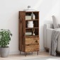 vidaXL Highboard Παλιό Ξύλο 40 x 36 x 110 εκ. Επεξεργασμένο Ξύλο
