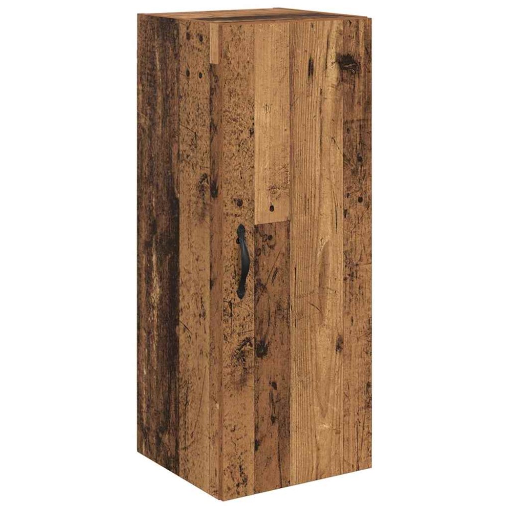 vidaXL Επιτοίχιο ντουλάπι Παλιό Ξύλο 34,5 x 34 x 90 εκ.