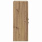 vidaXL Επιτοίχιο ντουλάπι Artisan Oak 34,5 x 34 x 90 εκ.