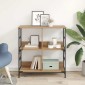 vidaXL Ράφι Βιβλίων 4 επίπεδα 78.5 x 33 x 82 εκ Επεξεργασμένο Ξύλο