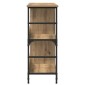 vidaXL Ράφι Βιβλίων 4 επίπεδα 78.5 x 33 x 82 εκ Επεξεργασμένο Ξύλο