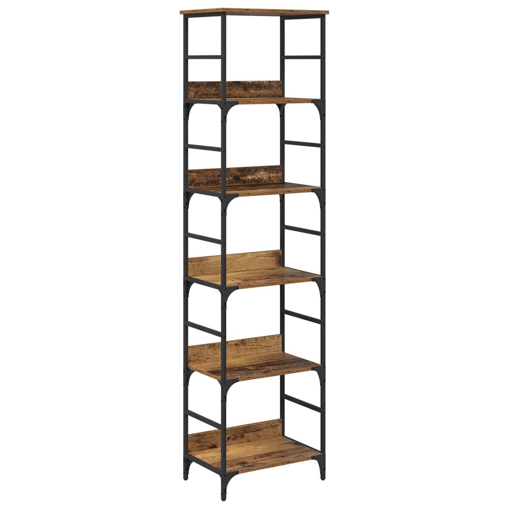 vidaXL Ράφι Βιβλίων 5 επιπέδων 50 x 33 x 188,5 εκ Επεξεργασμένο Ξύλο
