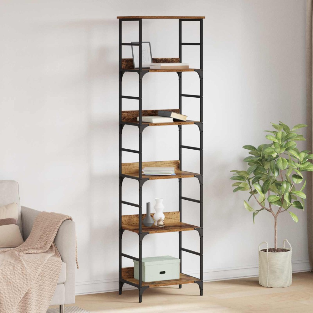 vidaXL Ράφι Βιβλίων 5 επιπέδων 50 x 33 x 188,5 εκ Επεξεργασμένο Ξύλο