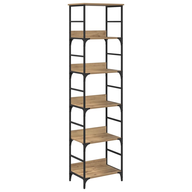 vidaXL Ράφι Βιβλίων 5 επιπέδων 50 x 33 x 188,5 εκ Επεξεργασμένο Ξύλο