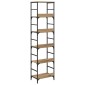 vidaXL Ράφι Βιβλίων 5 επιπέδων 50 x 33 x 188,5 εκ Επεξεργασμένο Ξύλο