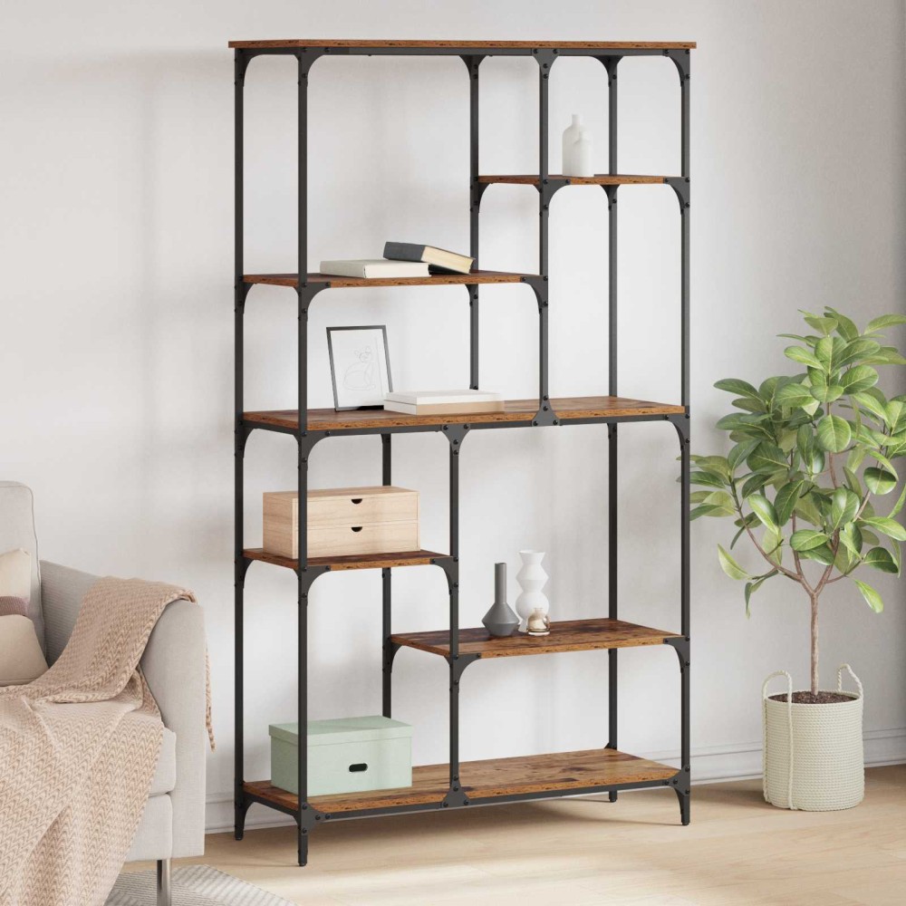 vidaXL Ράφι Βιβλίων 5 επίπεδα 99 x 35,5 x 176 cm Επεξεργασμένο Ξύλο