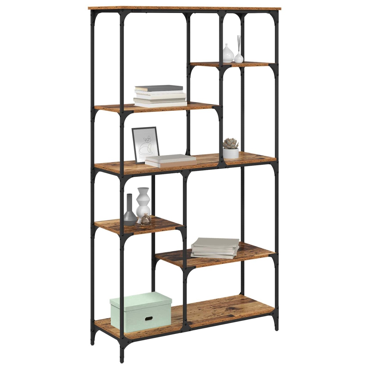 vidaXL Ράφι Βιβλίων 5 επίπεδα 99 x 35,5 x 176 cm Επεξεργασμένο Ξύλο