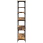 vidaXL Ράφι Βιβλίων 5 επίπεδα 99 x 35,5 x 176 cm Επεξεργασμένο Ξύλο