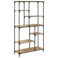 vidaXL Ράφι Βιβλίων 5 επίπεδα 99 x 35,5 x 176 cm Επεξεργασμένο Ξύλο