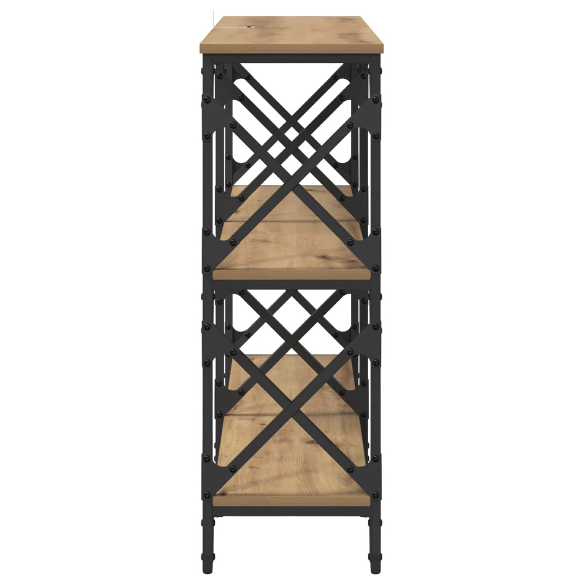 vidaXL Τραπέζι κονσόλας Artisan Oak 100 x 28 x 80,5 εκ.