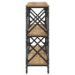 vidaXL Τραπέζι κονσόλας Artisan Oak 100 x 28 x 80,5 εκ.