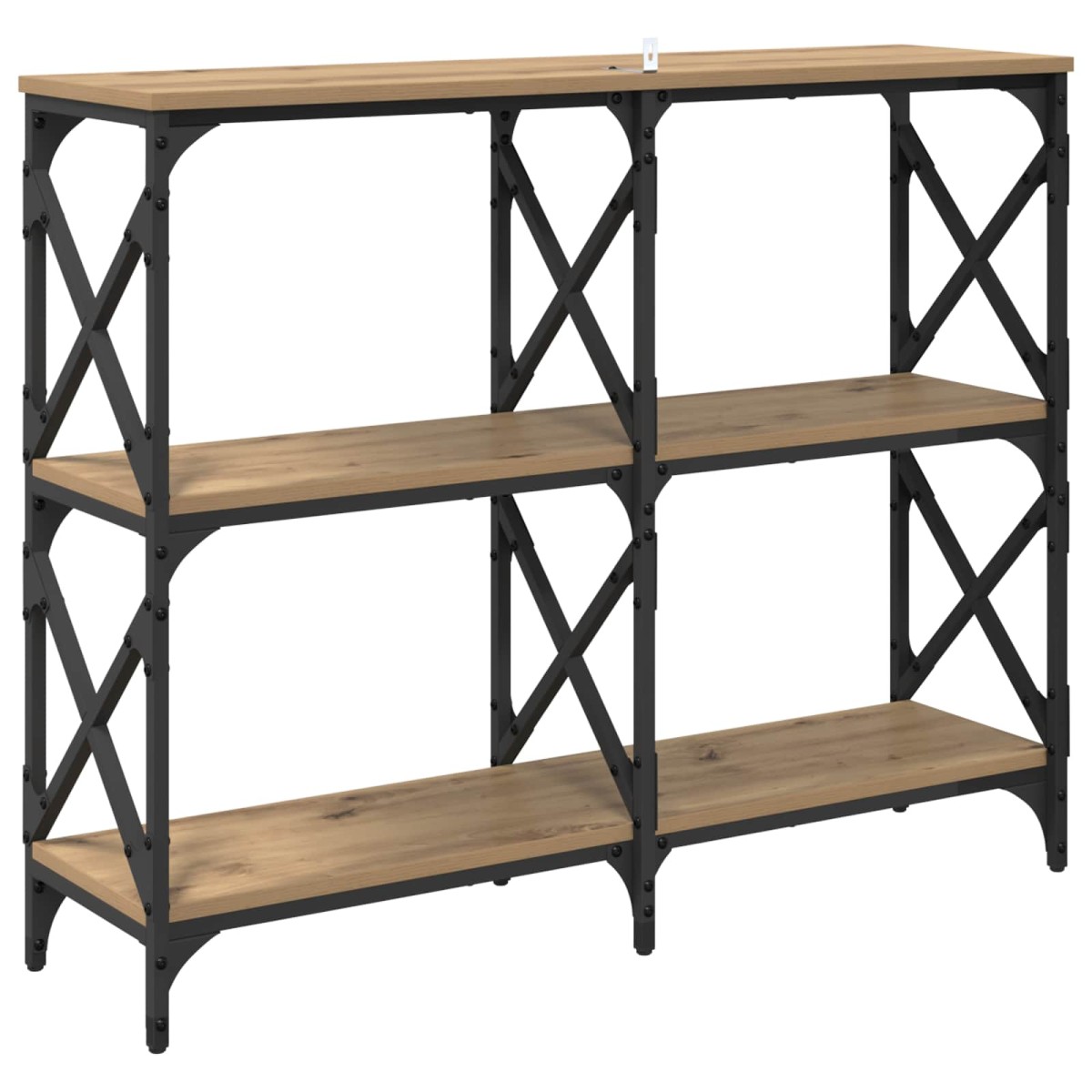 vidaXL Τραπέζι κονσόλας Artisan Oak 100 x 28 x 80,5 εκ.