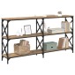 vidaXL Τραπέζι κονσόλας Artisan Oak 156 x 28 x 80,5 εκ.