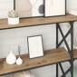 vidaXL Τραπέζι κονσόλας Artisan Oak 156 x 28 x 80,5 εκ.