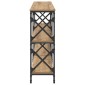 vidaXL Τραπέζι κονσόλας Artisan Oak 156 x 28 x 80,5 εκ.