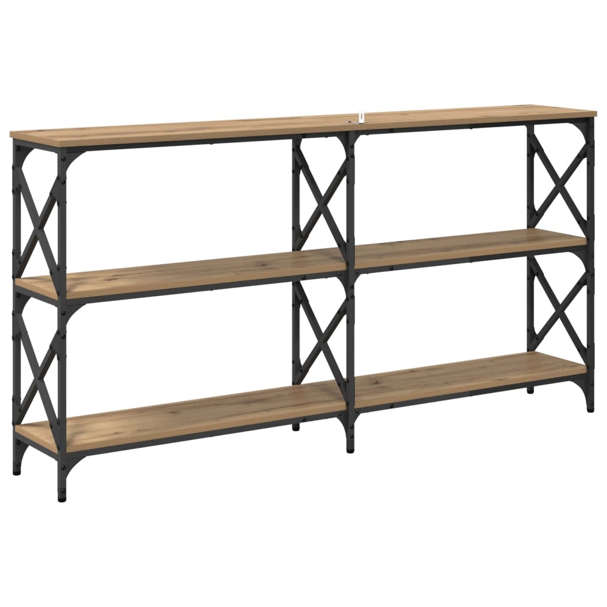 vidaXL Τραπέζι κονσόλας Artisan Oak 156 x 28 x 80,5 εκ.