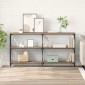 vidaXL Τραπέζι κονσόλας Artisan Oak 156 x 28 x 80,5 εκ.