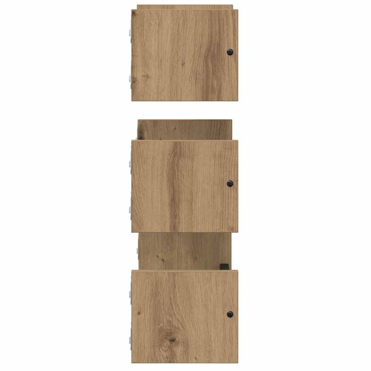 vidaXL Σετ ραφιών τοίχου 3 τμχ. Artisan Oak 40x16x14εκ.