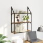 vidaXL Ράφι Τοίχου Επιτοίχιο Παλιό Ξύλο 60 x 21 x 78,5 cm