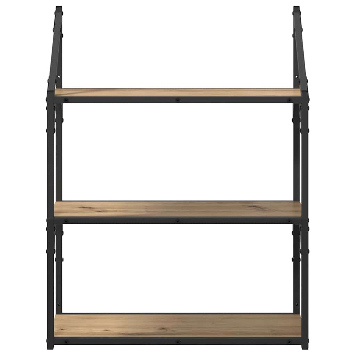 vidaXL Ράφι Τοίχου Επιτοίχιο Artisan Oak 60 x 21 x 78,5 cm