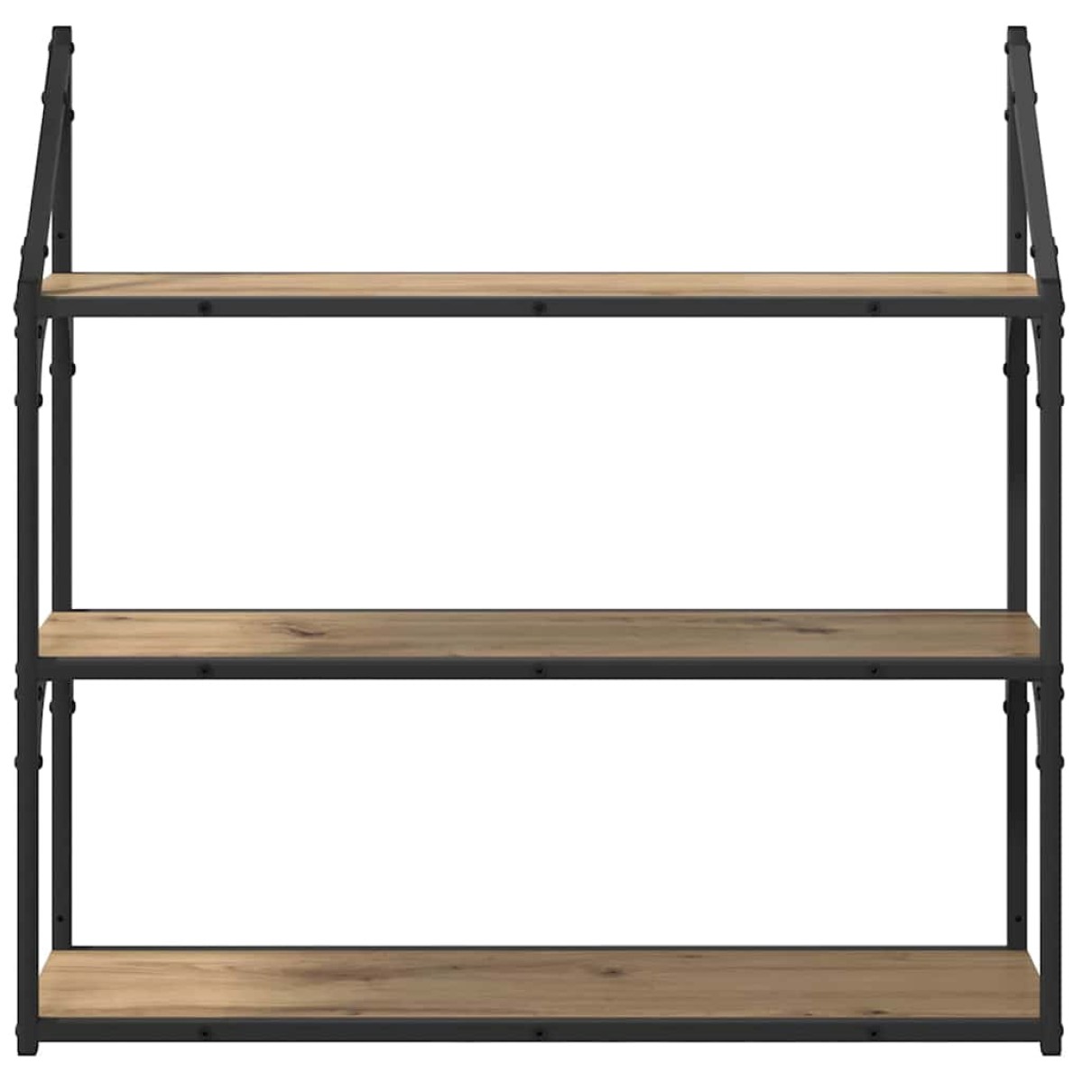 vidaXL Ράφι Τοίχου Επιτοίχιο Artisan Oak 80 x 21 x 78,5 cm