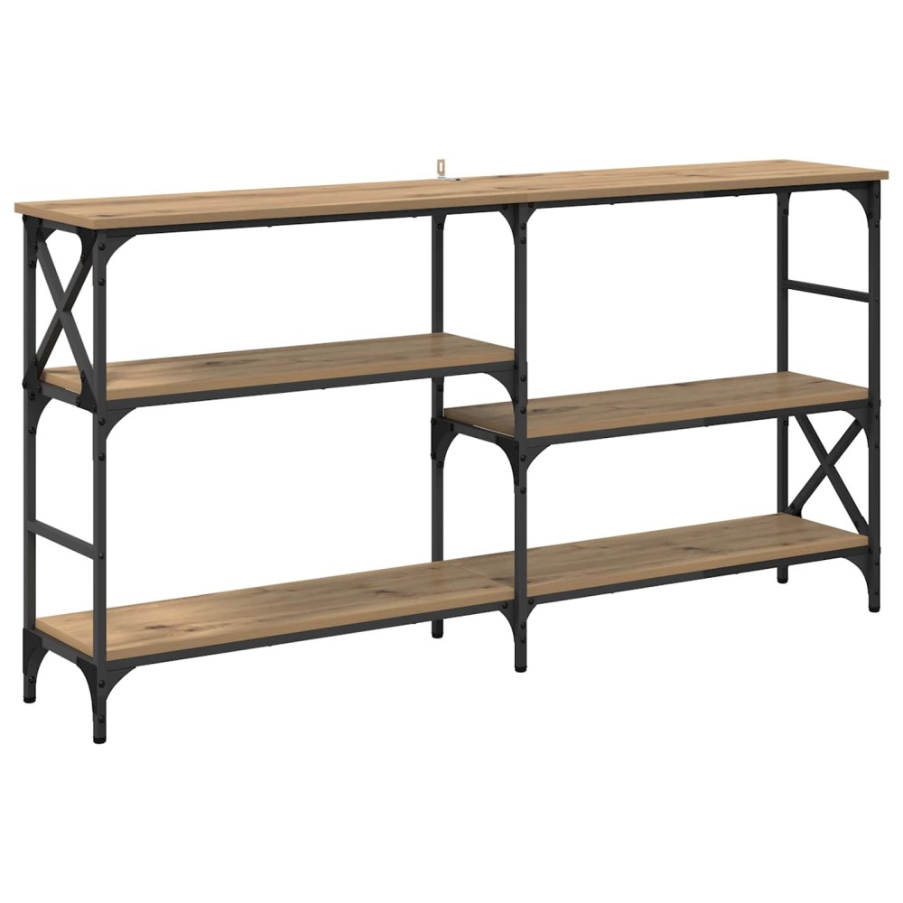 vidaXL Τραπέζι κονσόλας Artisan Oak 150 x 29 x 76,5 εκ