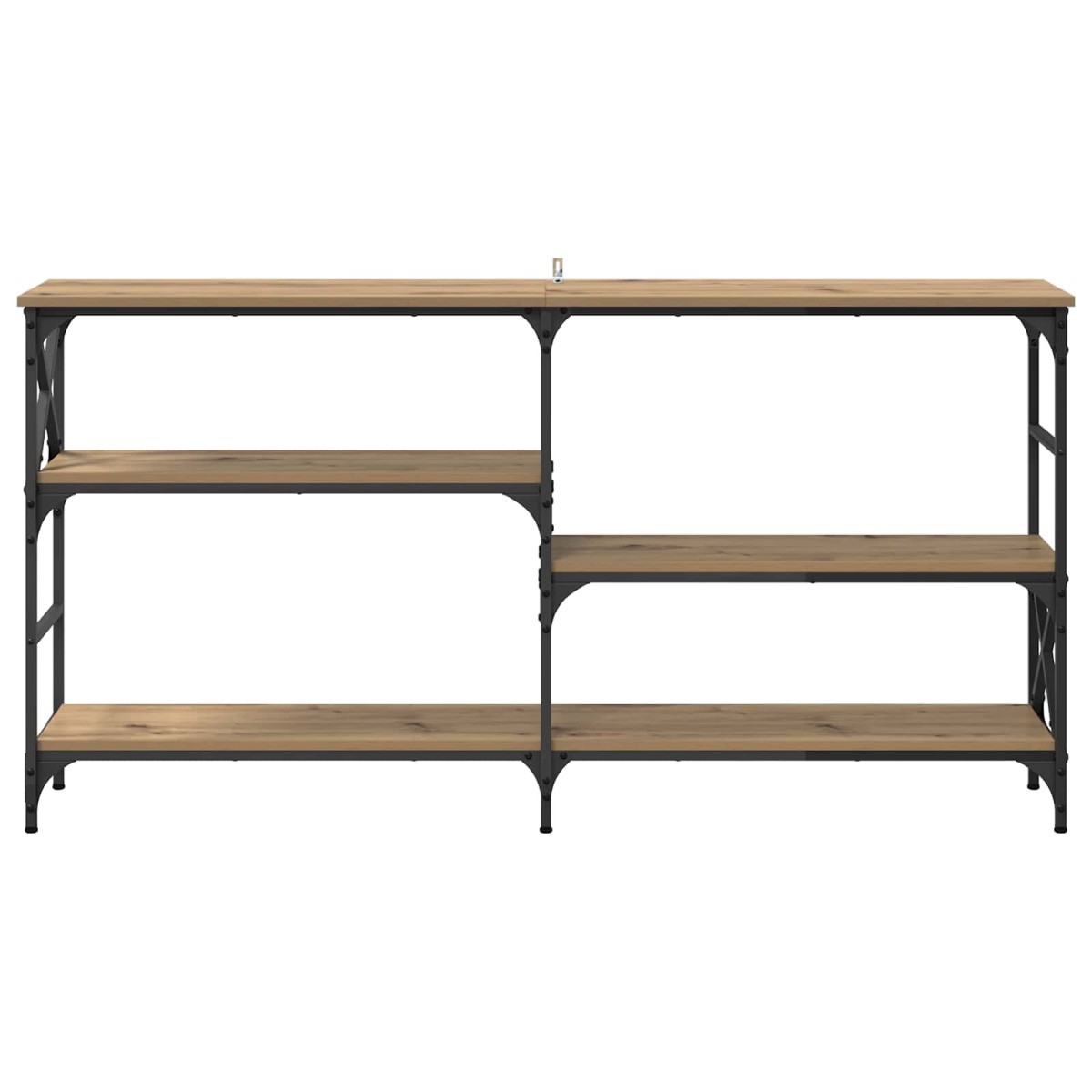 vidaXL Τραπέζι κονσόλας Artisan Oak 150 x 29 x 76,5 εκ
