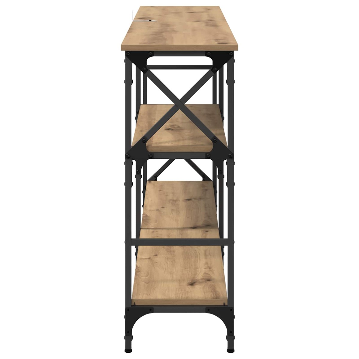 vidaXL Τραπέζι κονσόλας Artisan Oak 150 x 29 x 76,5 εκ