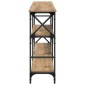 vidaXL Τραπέζι κονσόλας Artisan Oak 150 x 29 x 76,5 εκ