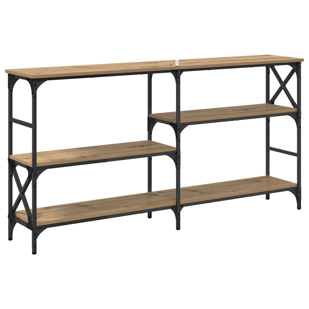 vidaXL Τραπέζι κονσόλας Artisan Oak 150 x 29 x 76,5 εκ