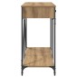 vidaXL Τραπέζι κονσόλας Artisan Oak 100 x 39 x 78,5 εκ