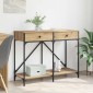 vidaXL Τραπέζι κονσόλας Artisan Oak 100 x 39 x 78,5 εκ
