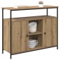 vidaXL Πλαϊνό γραφείο Artisan Oak 100 x 35 x 80 εκ. Επεξεργασμένο Ξύλο