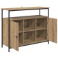 vidaXL Πλαϊνό γραφείο Artisan Oak 100 x 35 x 80 εκ. Επεξεργασμένο Ξύλο